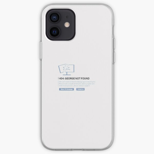 Georgenotfound 404 iPhone Soft Case RB0906 product Offical GeorgeNotFound Merch