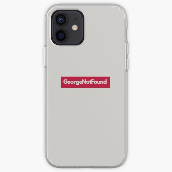 georgenotfound grey iPhone Soft Case RB0906 product Offical GeorgeNotFound Merch