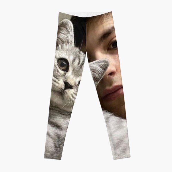 GeorgeNotFound with his cat Leggings RB0906 product Offical GeorgeNotFound Merch