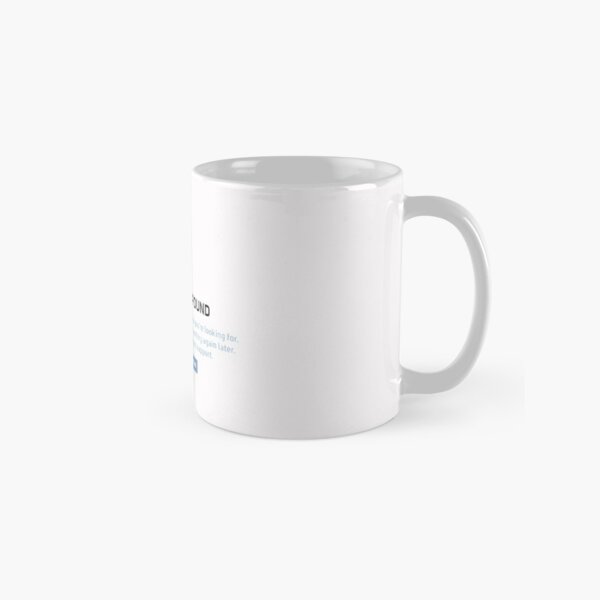 Georgenotfound 404 Classic Mug RB0906 product Offical GeorgeNotFound Merch