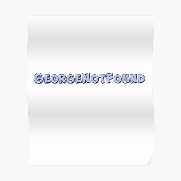 Georgenotfound Signature Gaming Poster RB0906 product Offical GeorgeNotFound Merch