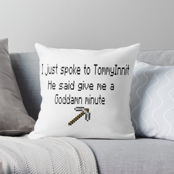 tommyinnit georgenotfound song Throw Pillow RB0906 product Offical GeorgeNotFound Merch