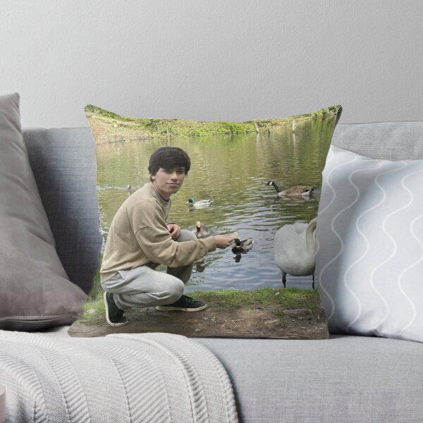 GeorgeNotFound Throw Pillow RB0906 product Offical GeorgeNotFound Merch
