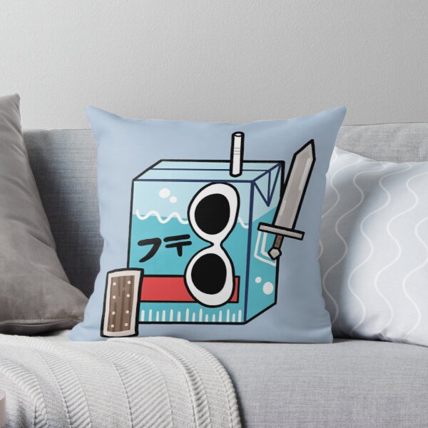 GeorgeNotFound Juice Box Throw Pillow RB0906 product Offical GeorgeNotFound Merch
