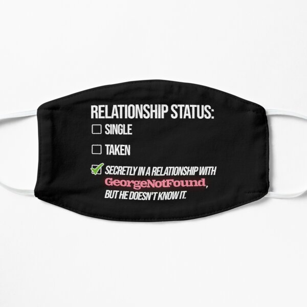 Relationship with GeorgeNotFound Flat Mask RB0906 product Offical GeorgeNotFound Merch
