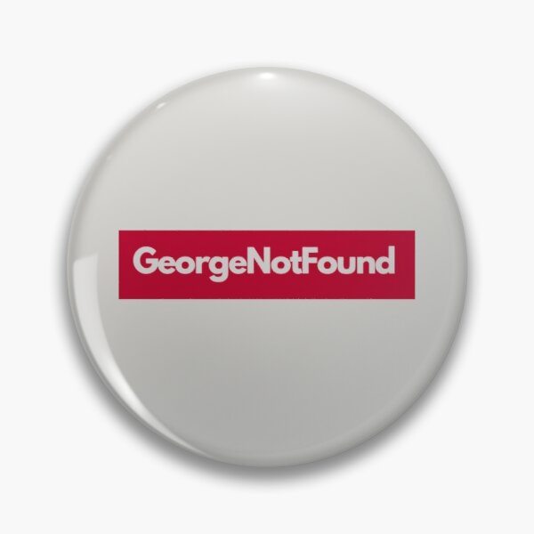 georgenotfound grey Pin RB0906 product Offical GeorgeNotFound Merch