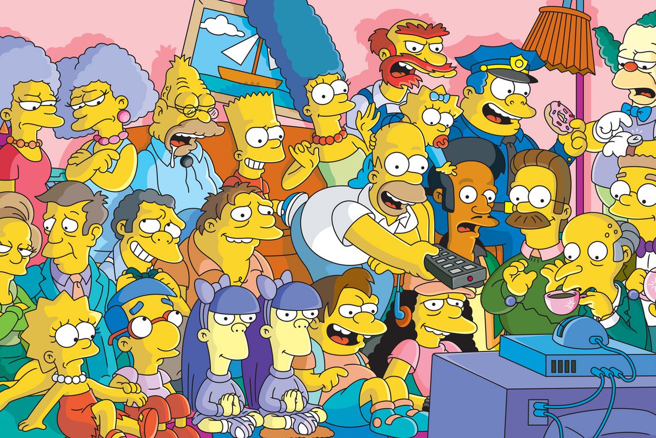 the simpsons tv series cast wallpaper 109911.0.0 - GeorgeNotFound Store
